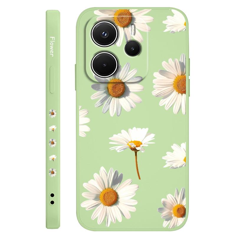 Gilded Sunflowers Phone Case For Xiaomi Redmi Note 14 13 12 12S 11 11S 10 10S 9 9S 14C Pro Plus 4G 5G Liquid Silicone Cover
