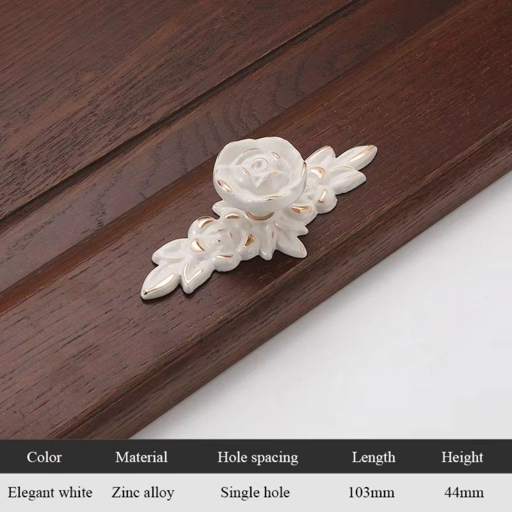 

Antique Style European Rose Style Cabinet Handles Zinc Alloy Bronze Finish Door Pulls Wardrobe Pulls Furniture Hardware