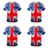 Vintage Union Jack Logo T-shirt Distressed Retro Style Graphic For British Culture Lovers