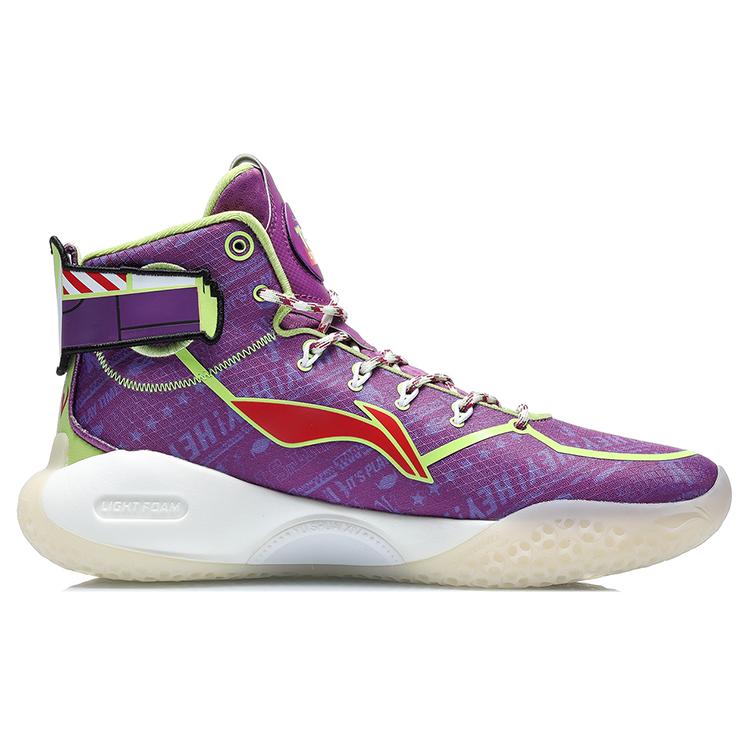 New Disney x LiNing YuShuai 14 Buzz Lightyear High Top Basketball Shoes Men's Roman Purple ABAQ135-8