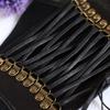 Women Corset Waist Belt Elegant Exquisite Fashionable Wide Elastic Tied Waist Belt for Party Black