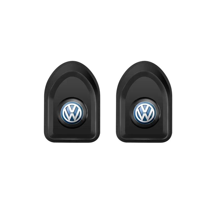 

For VW New 2pcs Car Emblem Small Hooks Multi-function Adhesive Hanging Hooks For GTI Volkswagen Jetta Golf Arteon Touran Bora