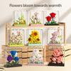 2026 Creative Eternal Flower Immortal Display Box Potted Gardens Romantic Building Blocks Model Bricks Kids Kits Birthday Gifts