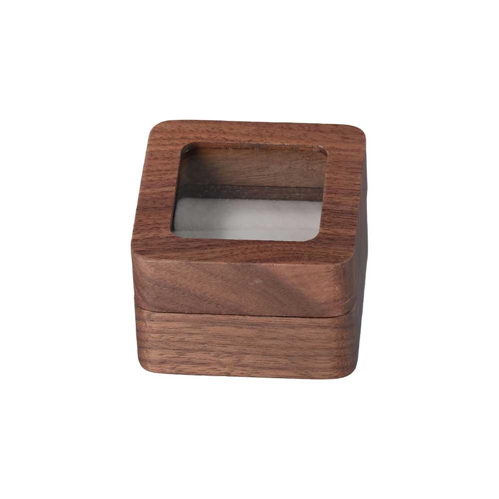 Engagement Ceremony Gift Jewelry Box Wooden Storage Box Presentation Box Ring Bearer Box Ring Box