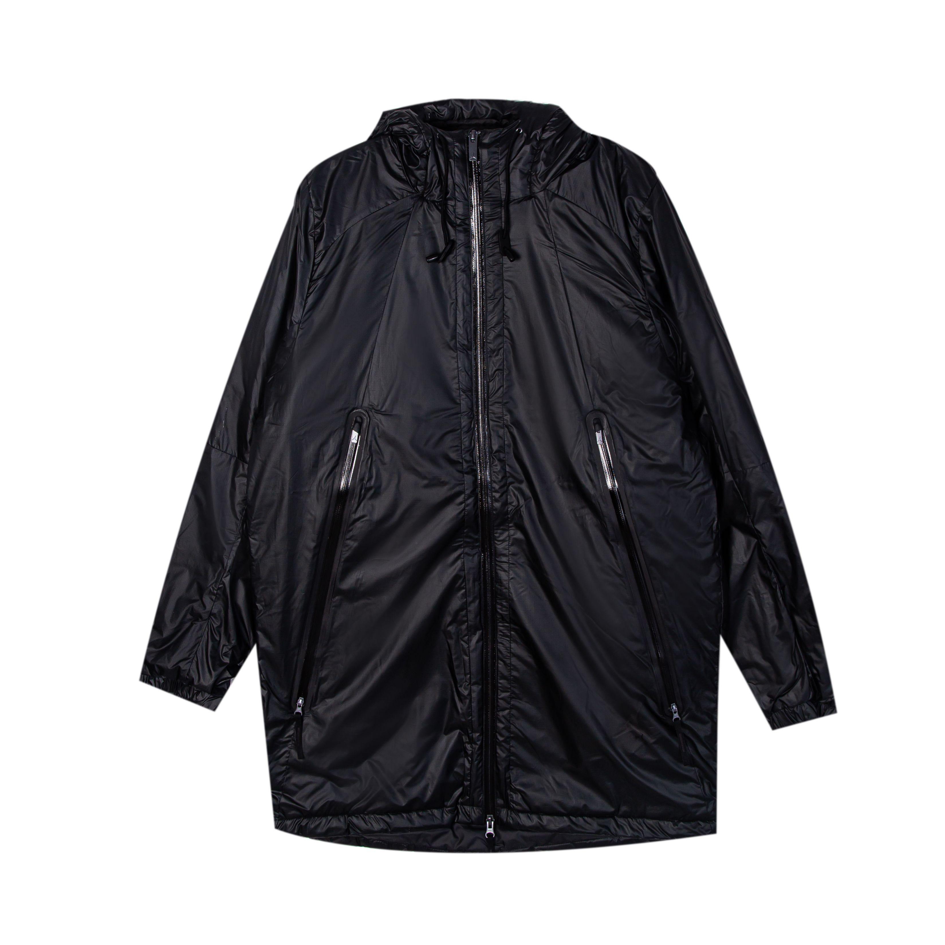 

Jordan Простая однотонная водонепроницаемая ветрозащитная теплая хлопковая куртка с капюшоном Мужские куртки Черный 689853-010 L