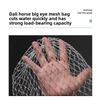 30cm Square Fishing Net Mesh Fishing Landing Net Alloy Material Fishing Catching Basket Anti-hook Large Capacity Portable