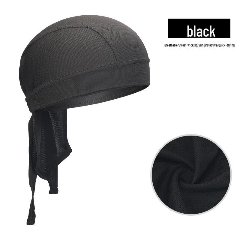 

XINTOWN Быстросохнущая мужская велосипедная шапочка-череп и бандана-подшлемник One Size чёрный