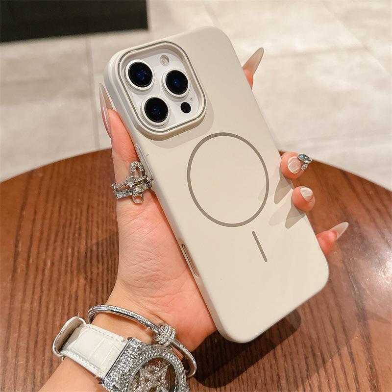 Apple 17 ProMax Frosted Magnetic Case - Skin Feel, High-End Protective for iPhone 16