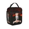 Byeon W-Woo-seok? Insulated Lunch Bag for Men Women Food Container Portable Cooler Thermal Lunch Boxes For Work