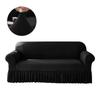 Dustproof Stretch Sofa Slipcover 1/2/3/4 Seat Solid Color Couch Cover Non-slip Sofa Cover  Home Use