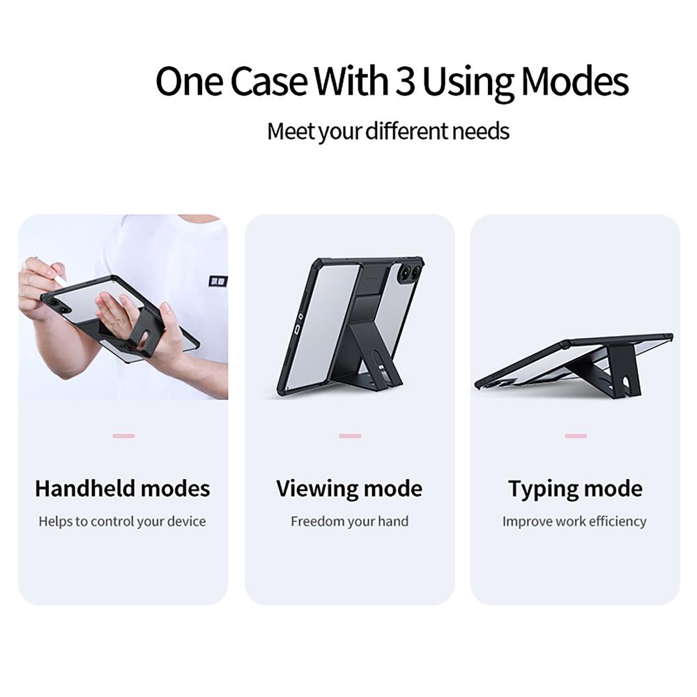 XUNDD For Xiaomi Redmi Pad Pro/Redmi Pad Pro 5G/Poco Pad Case TPU+PC Tablet Cover with Leather Kickstand