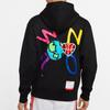 Jordan Why Not Print Pattern Hoodie Men Tops Black CW4254-010
