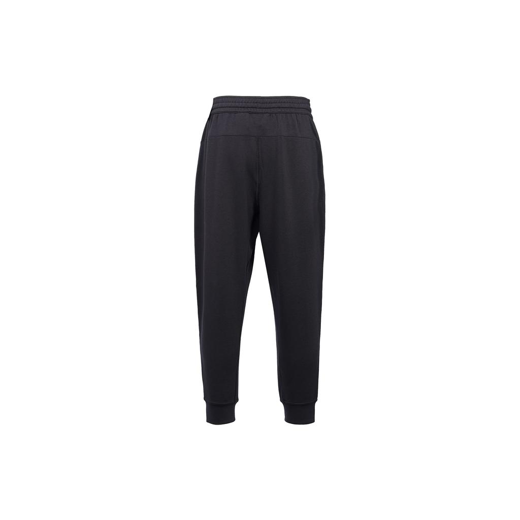 Nike Solid Color Logo Print Jogger Pants With Drawstring Men Bottoms Black DQ4883-011