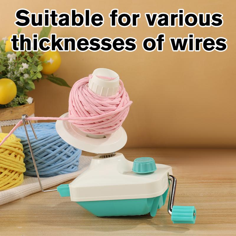 Imazy Yarn Cake Winder Spinner for Crocheting Hand Operated Ball Winders Machine for Knitting Crafting Knit Tool Supplies