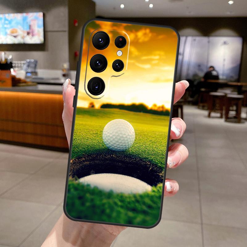 

Golf Course Field Phone Case For Samsung Galaxy S25 S24 S23 S22 Ultra S21 FE S9 S10 S20 Plus S25 FE Soft Cover Galaxy S25Ultra