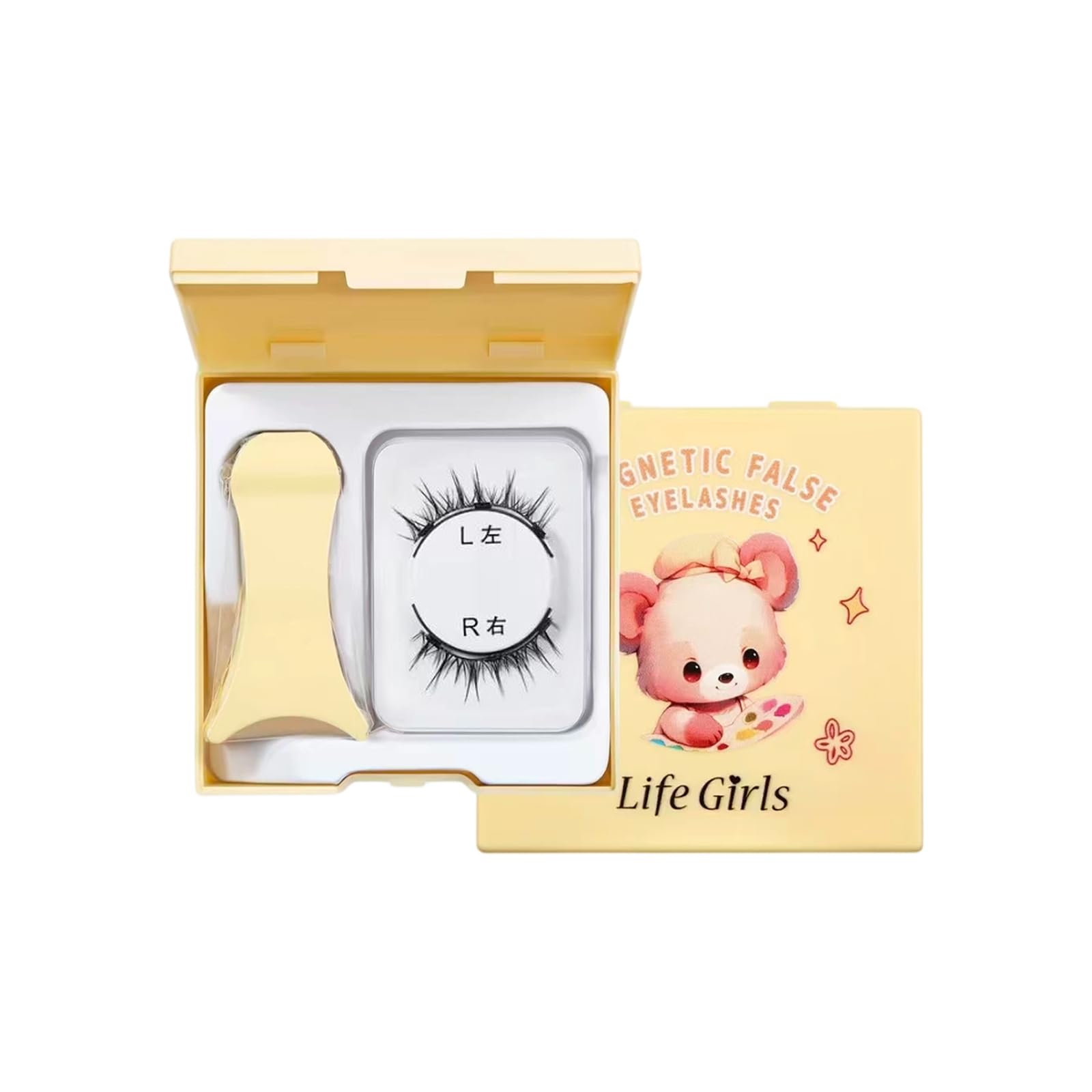 

Magnetic False Eyelashes - Integrated Magnetic Design, No Adhesive Required, Natural Makeup, Reusable, Soft and Fluffy, Non-Lash, Reusable, Suitable