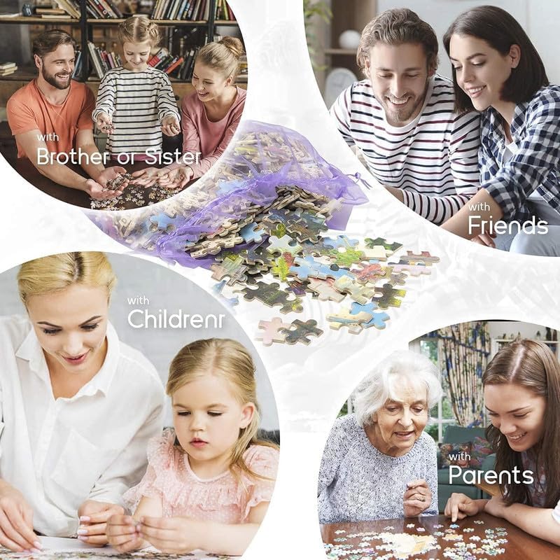 Adult Jigsaw Puzzle 500 Pieces Mid Century Modern Mid Century House Eames Era Retro Wall Decor Challenging Educational Toys Home Decor