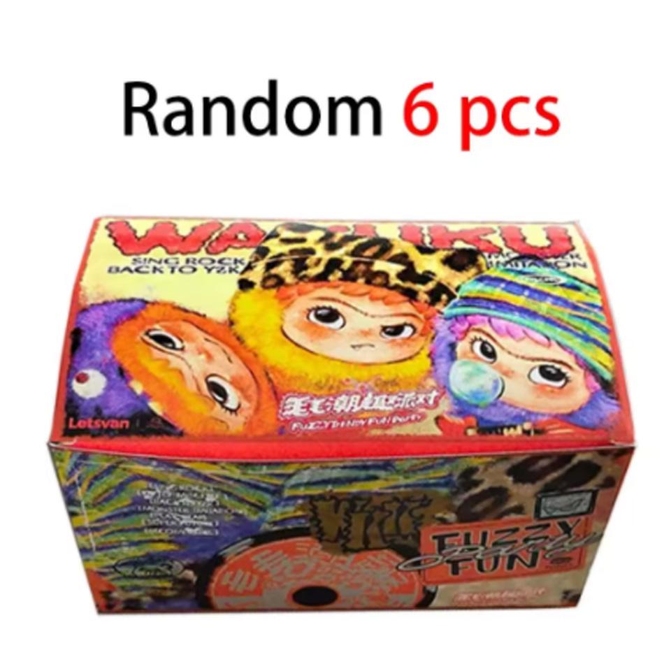 Neue Wakuku Flauschige Beliebte Lustige Party Blind Box Entzückende Wakuku Actionfigur Mystery Box Niedliche Puppe Tasche Anhänger Puppe Überraschungstasche Geschenk