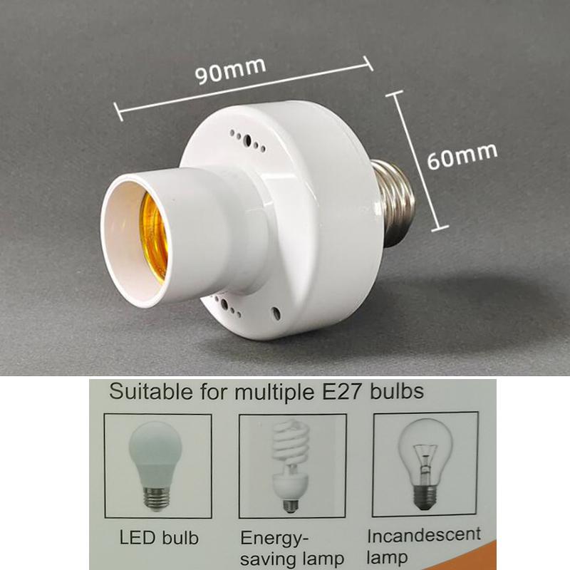 AC 85-265V Radarsensor E27 Fassung Smart Glühbirnen Kopf Adapter Lampenfassung Basis Fassung Küche Schlafzimmer Lichtschalter 110V 220V