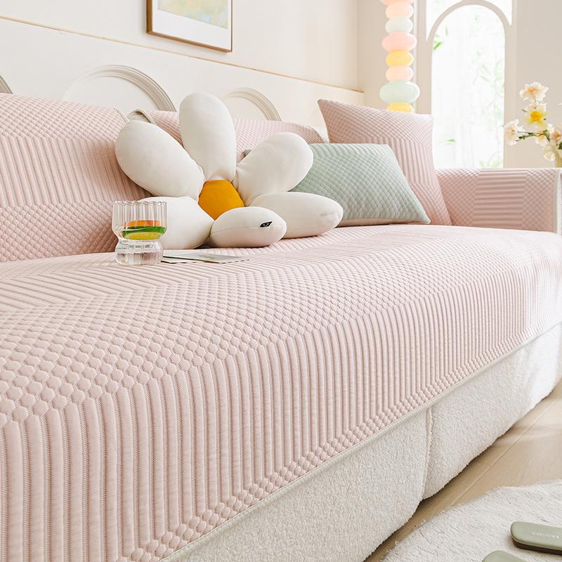 

Light Luxury Cool Bean Sofa Cushion Summer New One-Piece Non-Slip Breathable Mat Ice Silk Mat Cushion 70*70cm