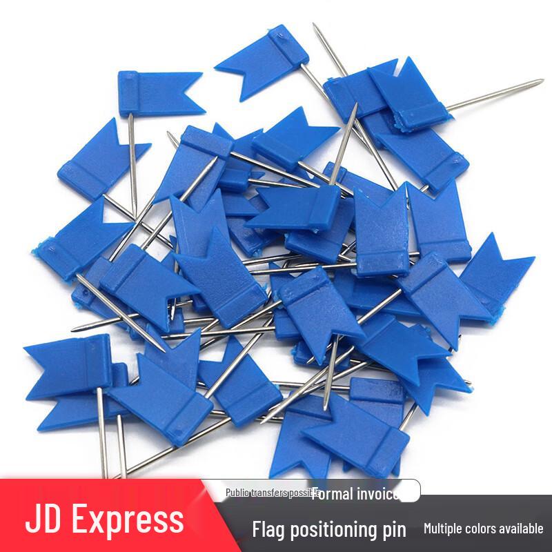 Colored Flag Pins for Topography