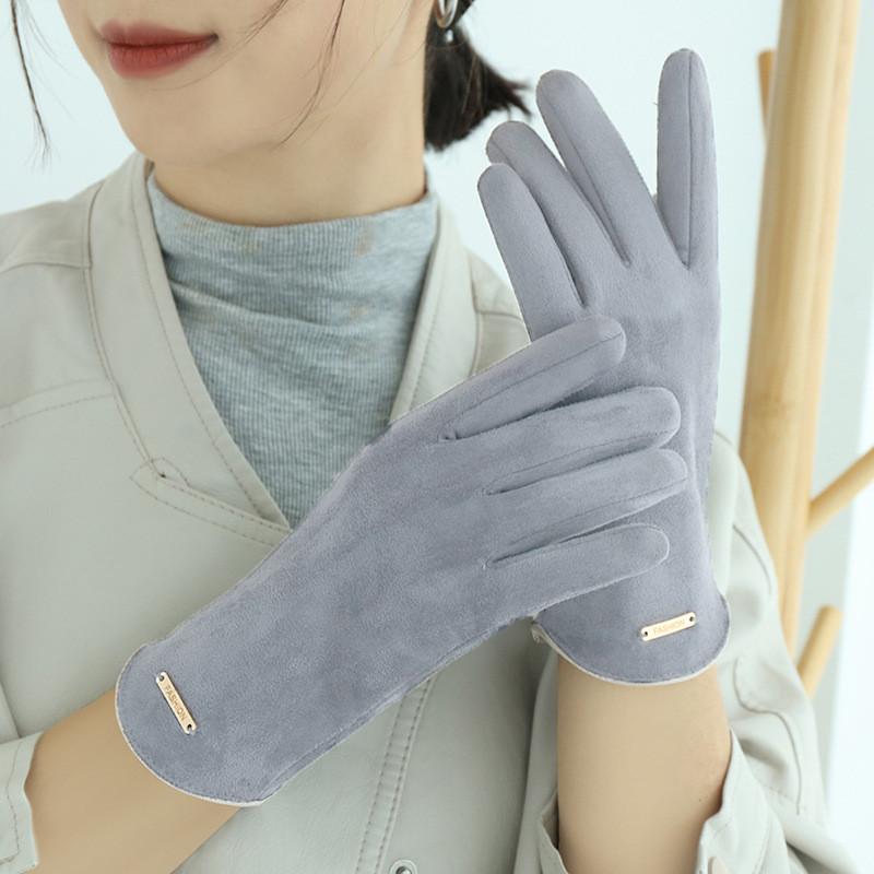 Warme Winterhandschuhe für Damen mit Touchscreen für Outdoor-Radfahren und Autofahren