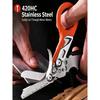Multifunctional Emergency Rescue Shears With Strap Cutter Glass Breaker Outdoor Survival Emergency Response Tool
