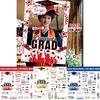 Graduation Party Photo Accessories With Handheld Paper Frames For Event Decoration