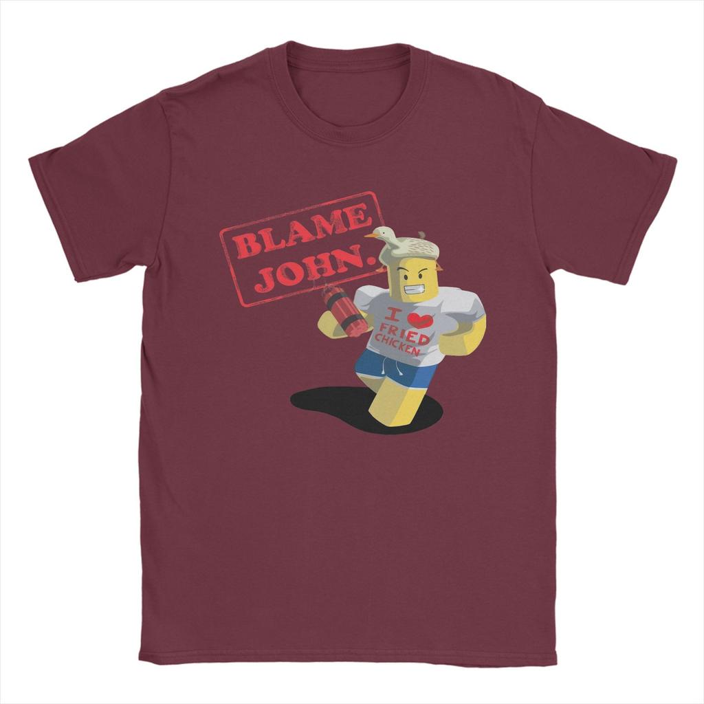 Blame John Meme Fashion T Shirts for Men Women Cotton Tee Shirt Clothing