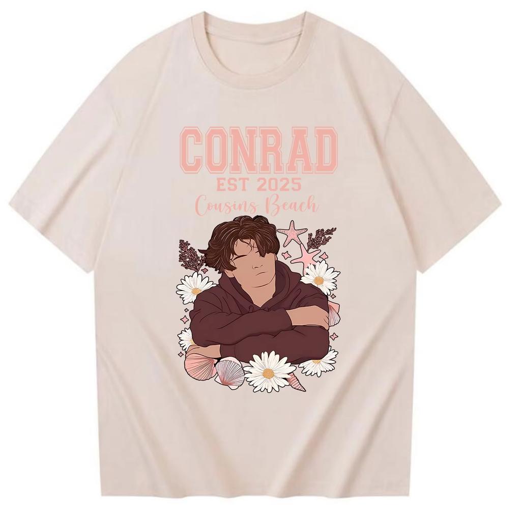 Team Conrad The Summer I Turned Pretty TShirt Cousins Beach Belly Jeremiah 2026 Spring Summer New Fashion T Shirt for Fans Gift