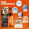 Peigne Cire à Cheveux Homme Lune de l'Est Tête Huileuse Rétro Coiffure Grande Arrière Hydratant et Longue Tenue Un Peigne Pour Fixer La Forme