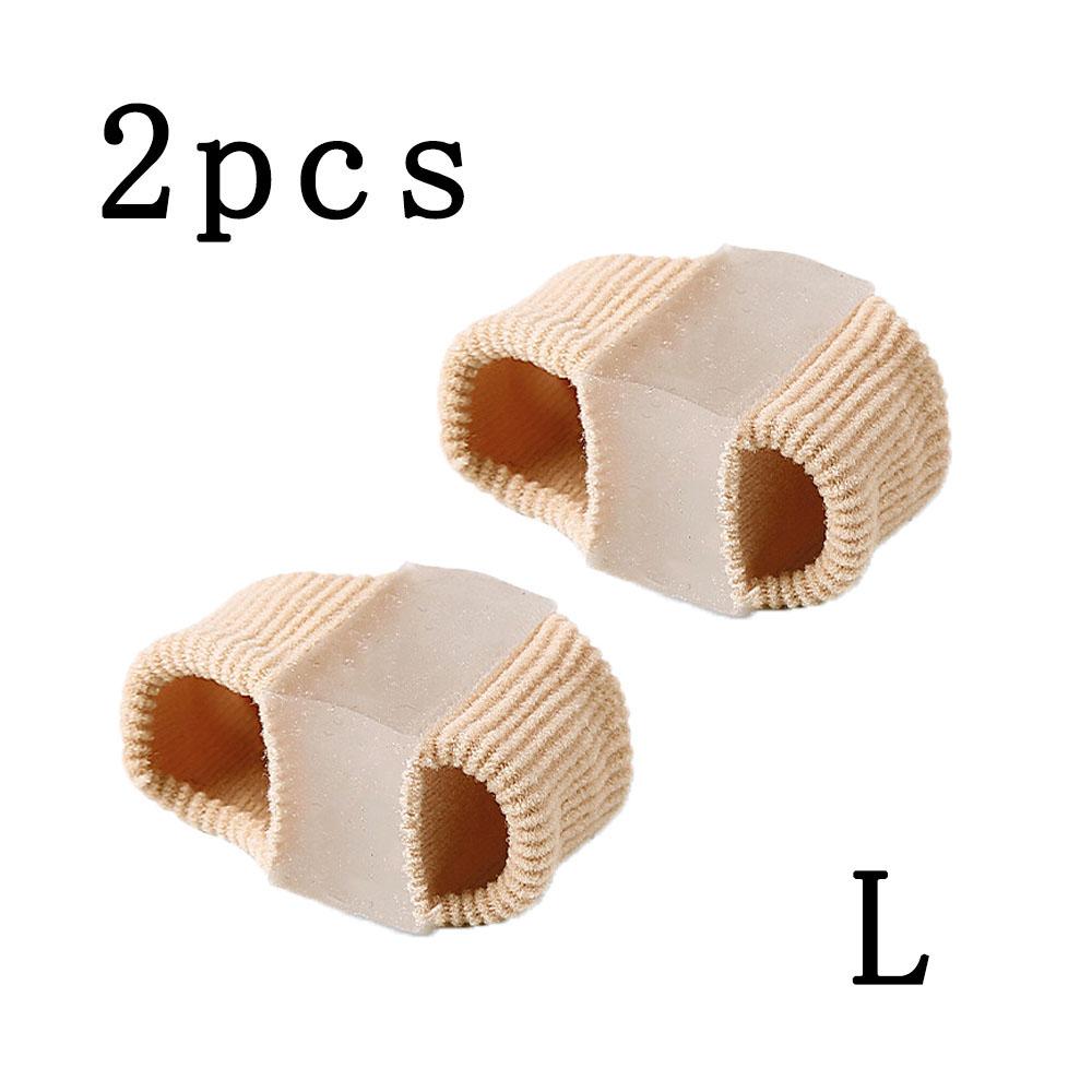 2pcs Silicone Finger Separator, Valgus Corrector, Thumb Straightener, Orthopedic Foot Care