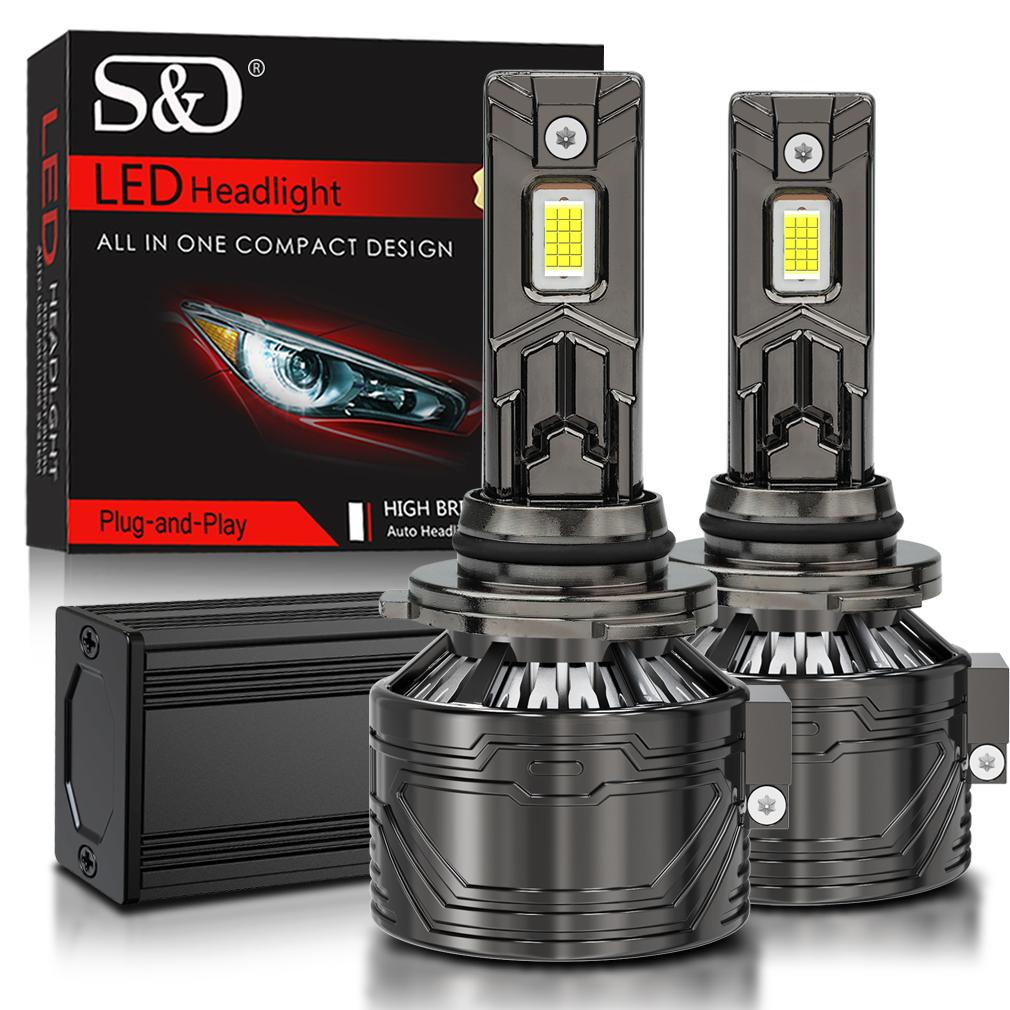 

2 шт. H1 H3 H4 H7 светодиодный Canbus H8 H11 9005 HB3 9006 HB4 9012 Hir2 турбо светодиодные лампы для фар 200 Вт 100000LM 12 В 24 В 6000 К двойная медная трубка авто лампа 9006 HB4