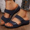 Women's Sandals Mix Color Low Heels Sandals Summer  New Shoes Woman Casual Indoor Outdoor Slippers Summer Footwear Women