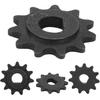 Socobeta T8f Sprocket 10t 2PCS 5x5x3 2PCS E Scooter Electric Sprocket Drive Pinion 11 Tooth Chain 25h High Motor Gear