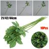 10Pcs with Artificial Leaves Fake Flower Stem Rose Flowers Head Decoration