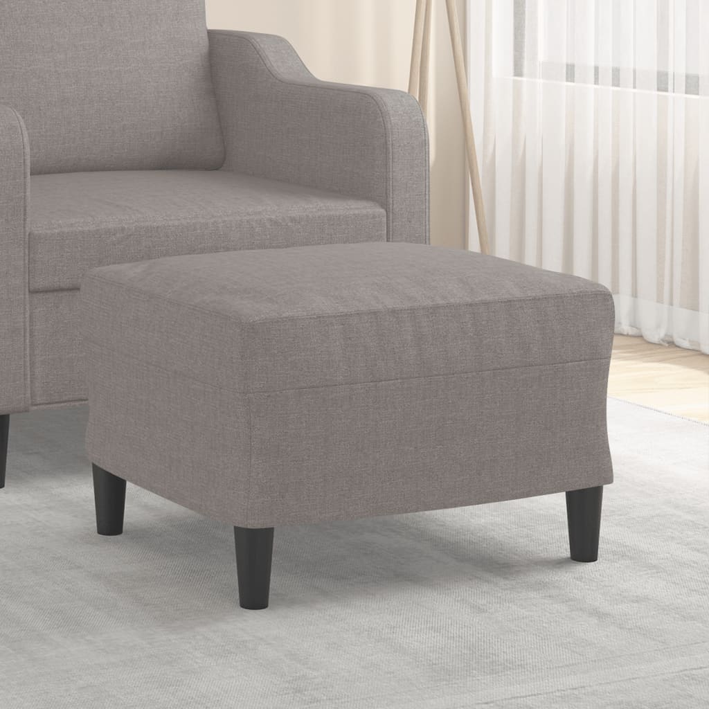 Footstool Taupe 60x50x41 Cm Fabric