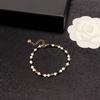 Natural Tiger Eye Stone Natural White Fritillaria Natural Agate Material Bead Bracelet, Retro High Grade Beautiful Gift Bangle