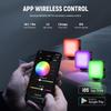 NEEWER RGB62 Magnet Video Light RGB Shooting Light APP Control 360° Full Color LED Camera Light CRI97+ Dimmable 2500K-8500K 17 Scene Modes