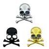 Metal Skull Car Decal: One-Piece Ghost Head Rear Sticker