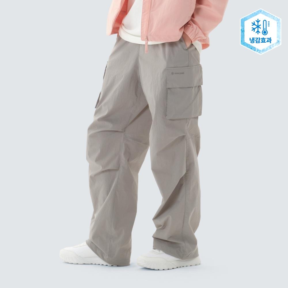 [Snowpeak] Root String Wide Pants Fog Gray (S26MURPT64)