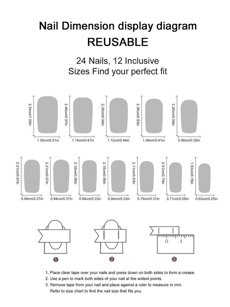 Barbie Pink Rhinestone Wave Stiletto Wearable Nail Art Patches