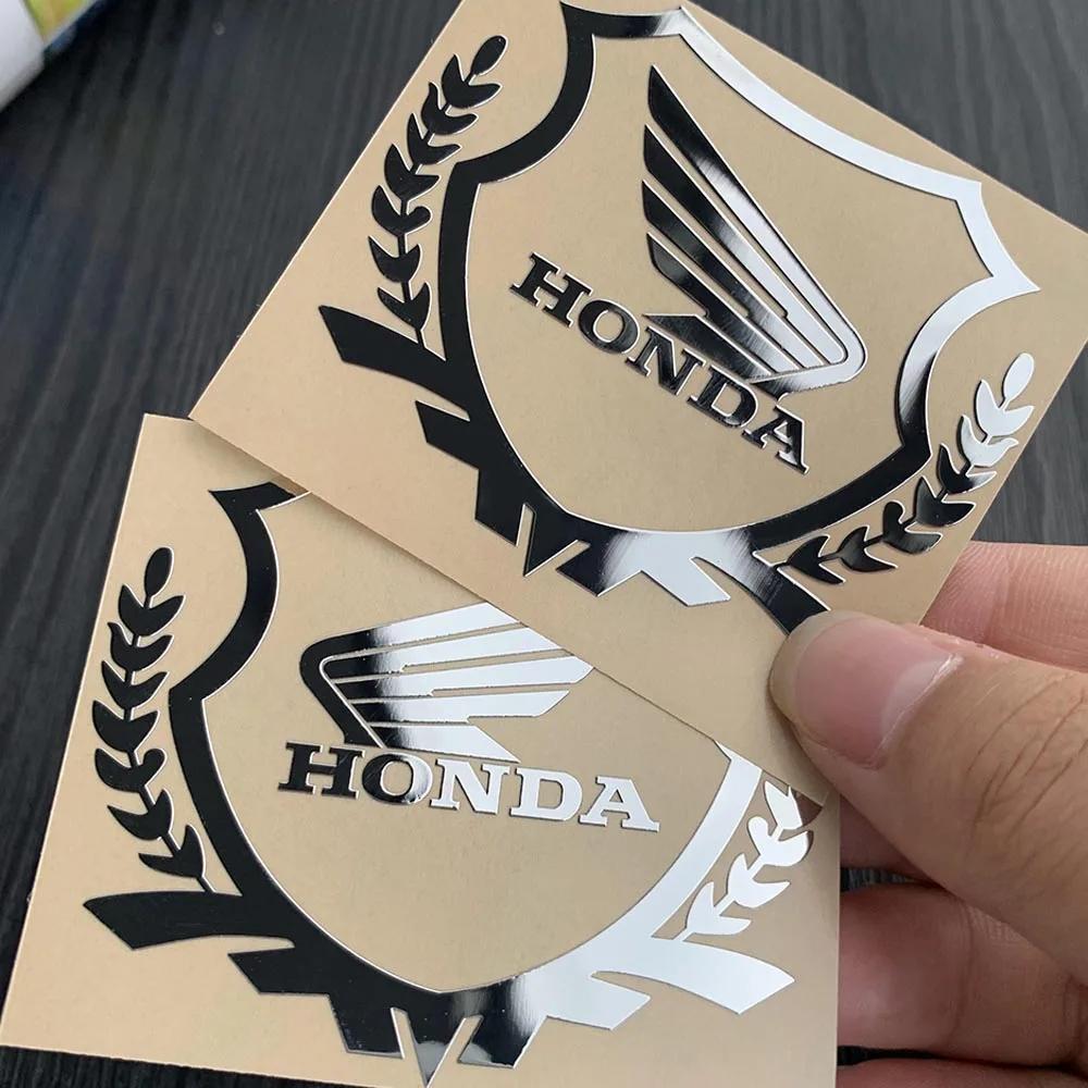 FPY1  Car Sticker Waterproof Modified Decorative for Honda Silver Gold Sticker Suitable for All Motorcycle Helmet Exhaust Pipe Decor
