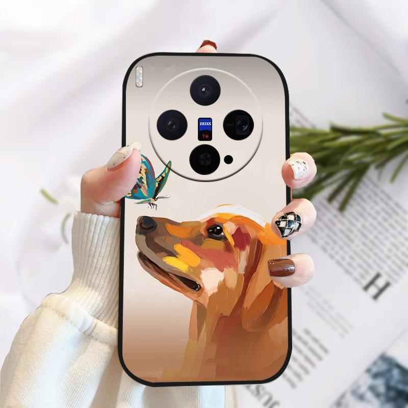 Case For VIVO X300 X 300 5G Shockproof Silicone Soft TPU Case For VivoX300 Back Cover Coque Stylish Painting Protective Fundas