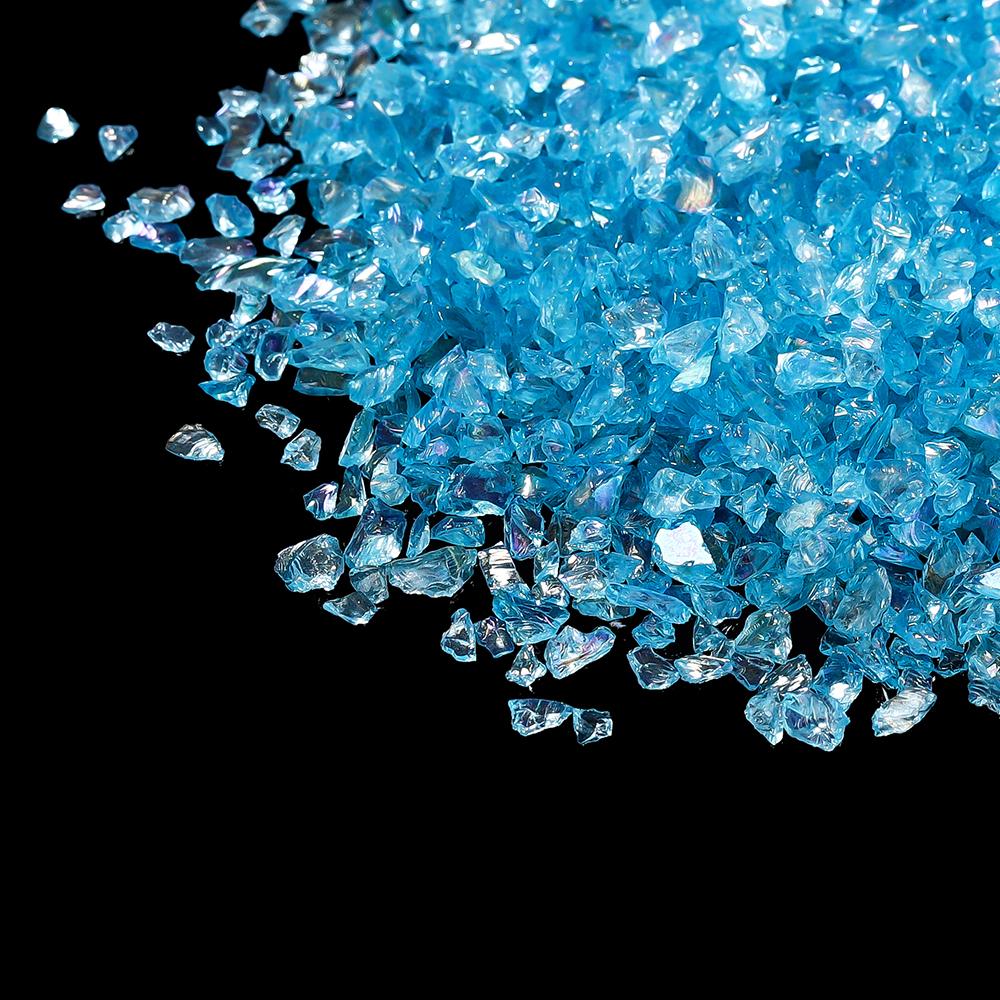 20/50g Glass Crushed Stone Irregularity Crystal Gravel Filling For DIY Epoxy Resin Mold Filler Crafts Decorative Nail Art Filler