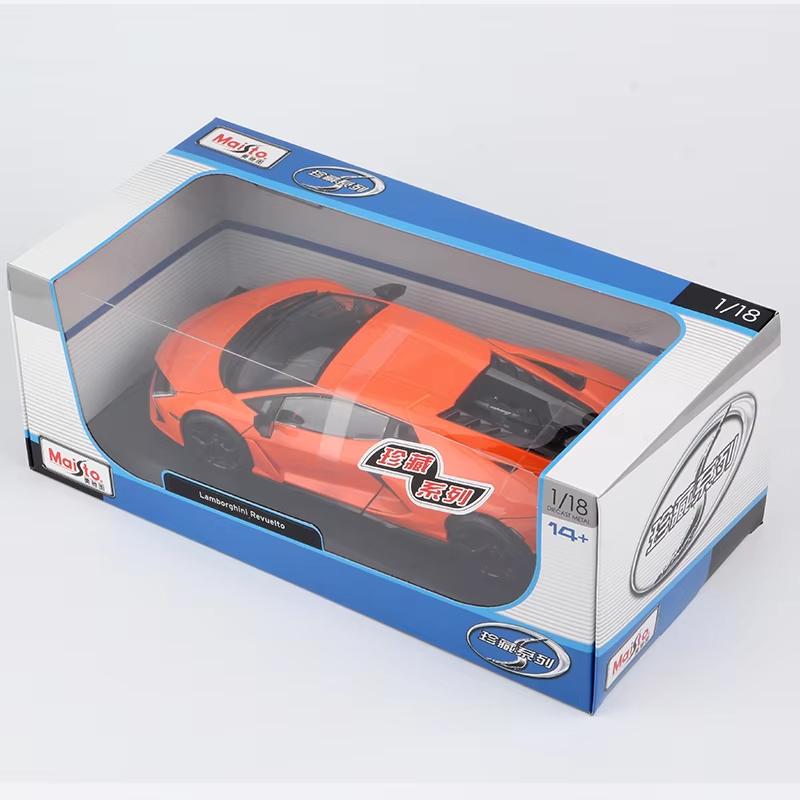 1:18 Lamborghini Revuelto Model auta Hybrid Simulace Super Sportovní Auto Lité Vozidlo Hračka Litá Slitina Dárková Sbírka Ozdoby Dárek pro chlapce
