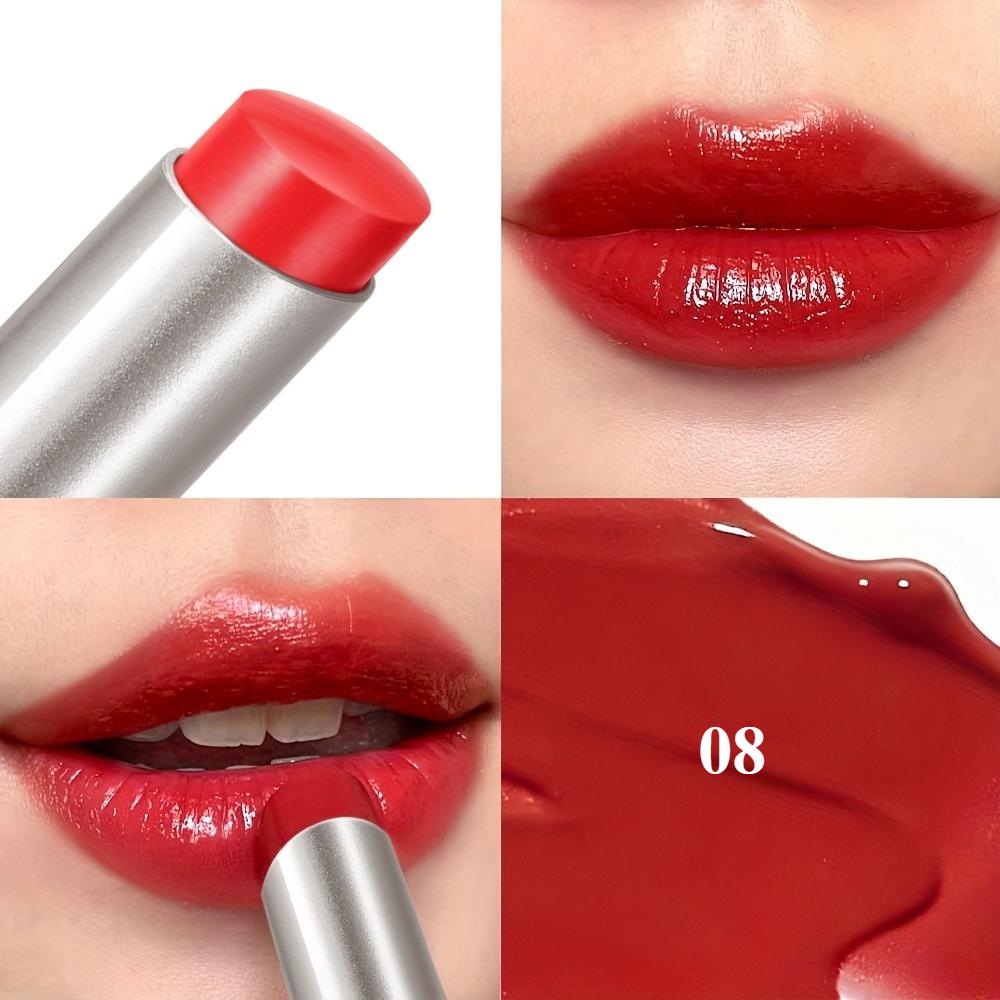 Berry Shine Lipstick Hydrating Long-Lasting Lip Gloss with Non-Sticky Finish Creamy Texture for Plump Lustrous Lips