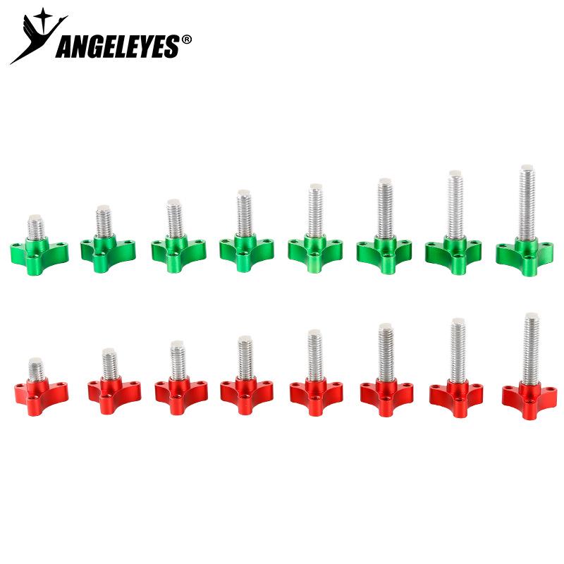 M12 Rubber Head Hand-Tightening Screw with 1/4" Extension for Astronomical Photography - Multiple Lengths Available