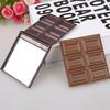 Folding Chocolate Mirror Kawaii Makeup Mirror Creativity Portable Mirror Outdoor