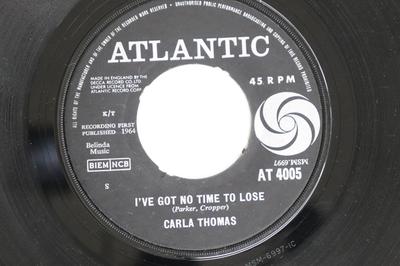 7inch Record CARLA THOMAS - I've Got No Time To Lose AT4005 ATLANTIC 1964 UK Soul/Funk Used